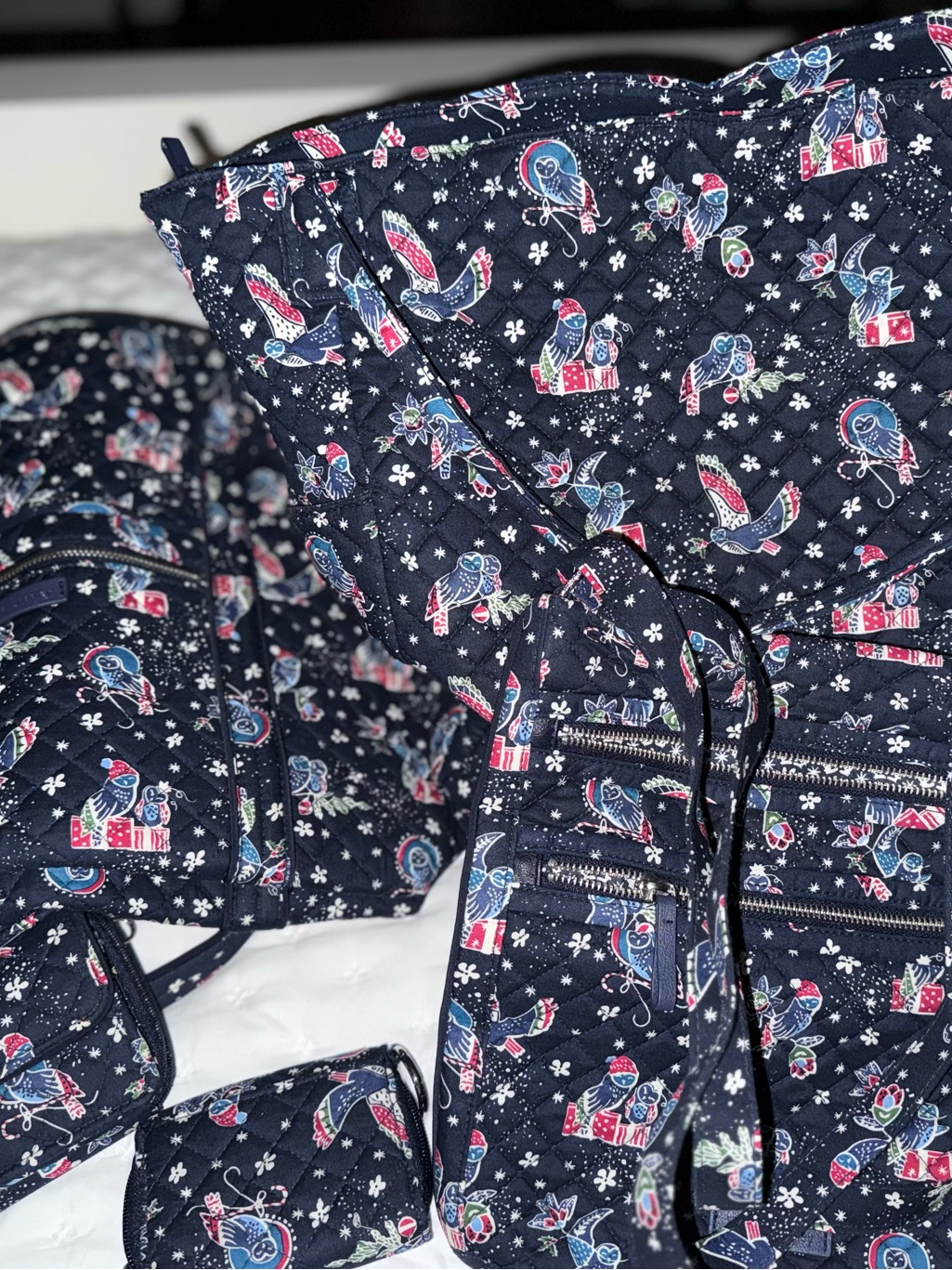 Vera Bradley Midnight Owls Lot Most Nwt